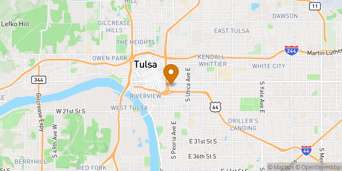 neighborhood map in Tulsa, OK