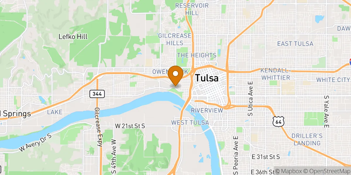  neighborhood map in Tulsa, OK