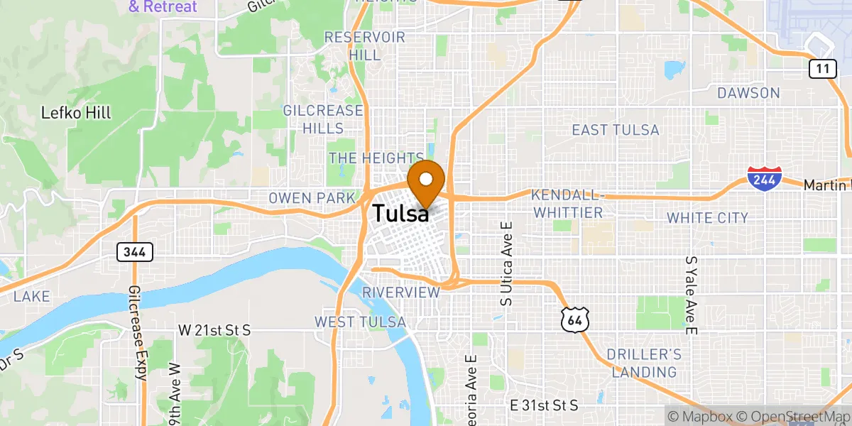  neighborhood map in Tulsa, OK