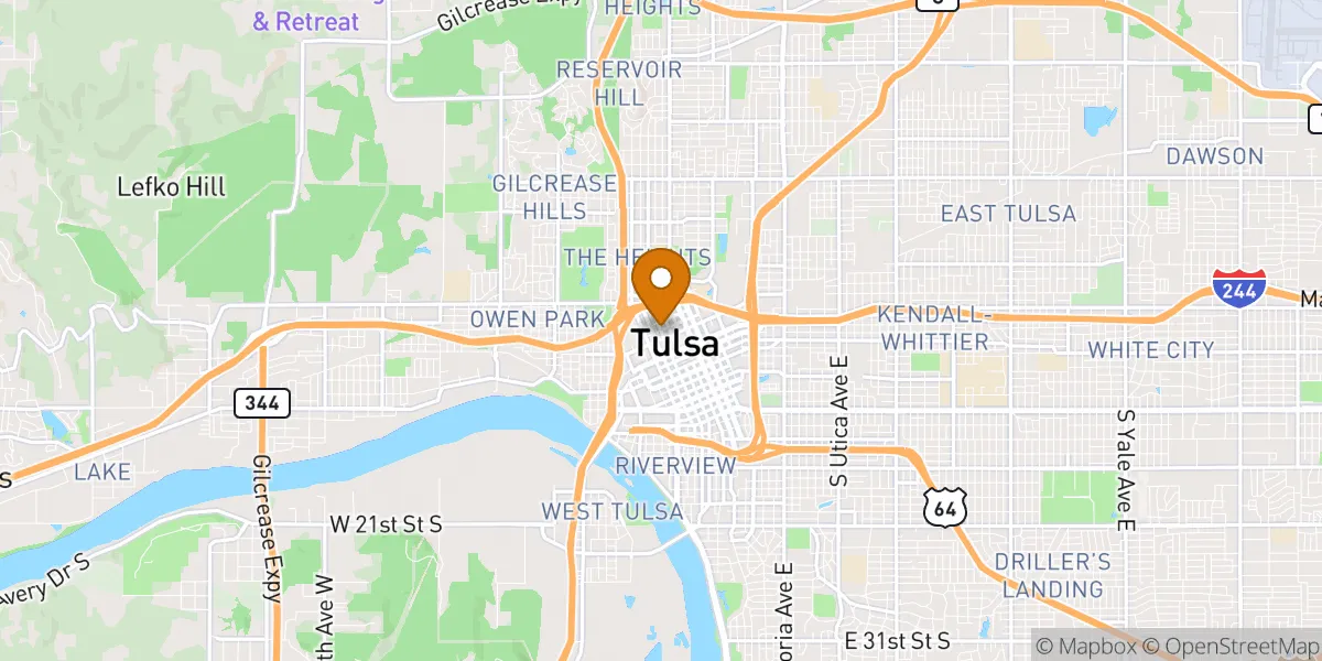 Tulsa neighborhood map in Tulsa, OK