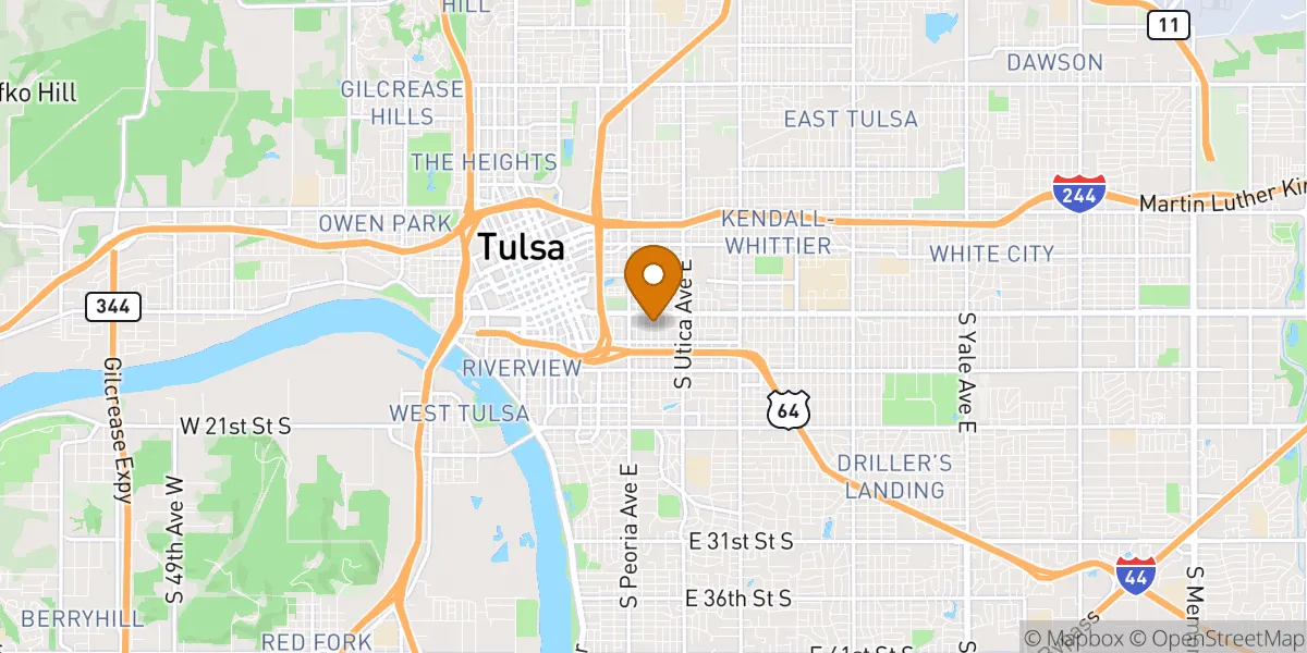  neighborhood map in Tulsa, OK
