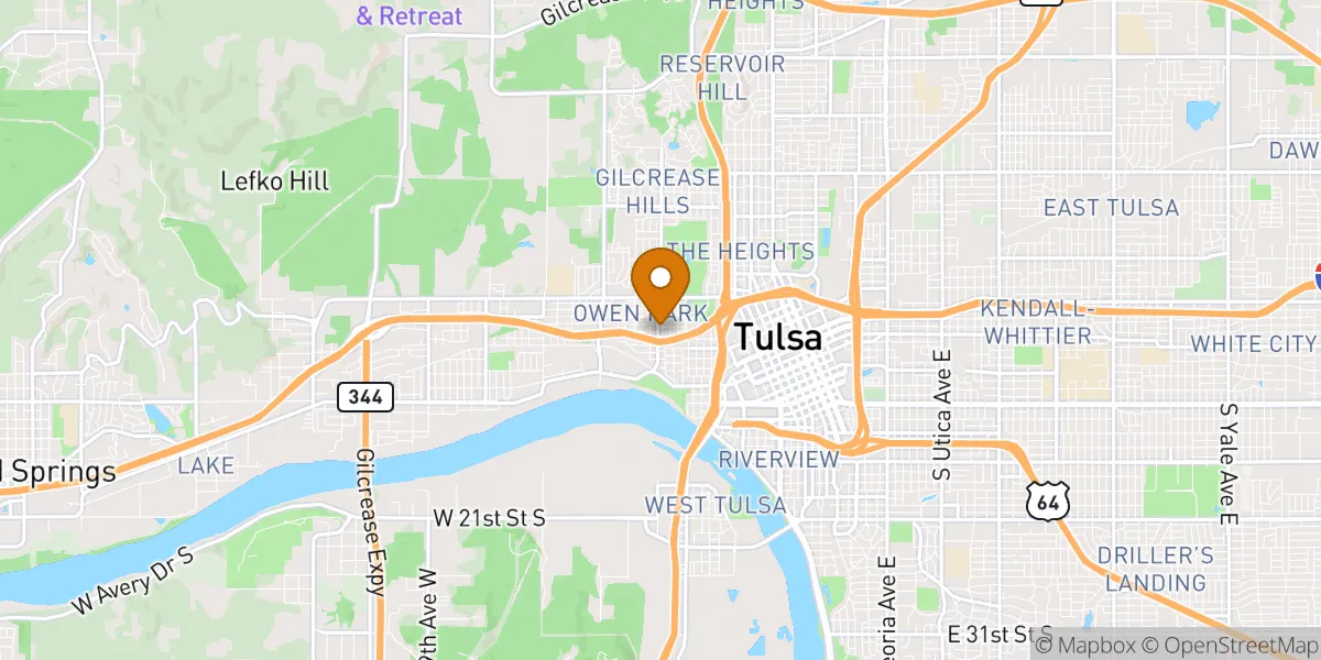 neighborhood map in Tulsa, OK
