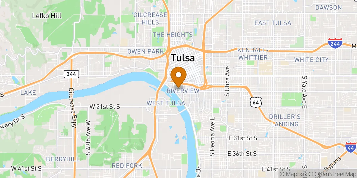 neighborhood map in Tulsa, OK